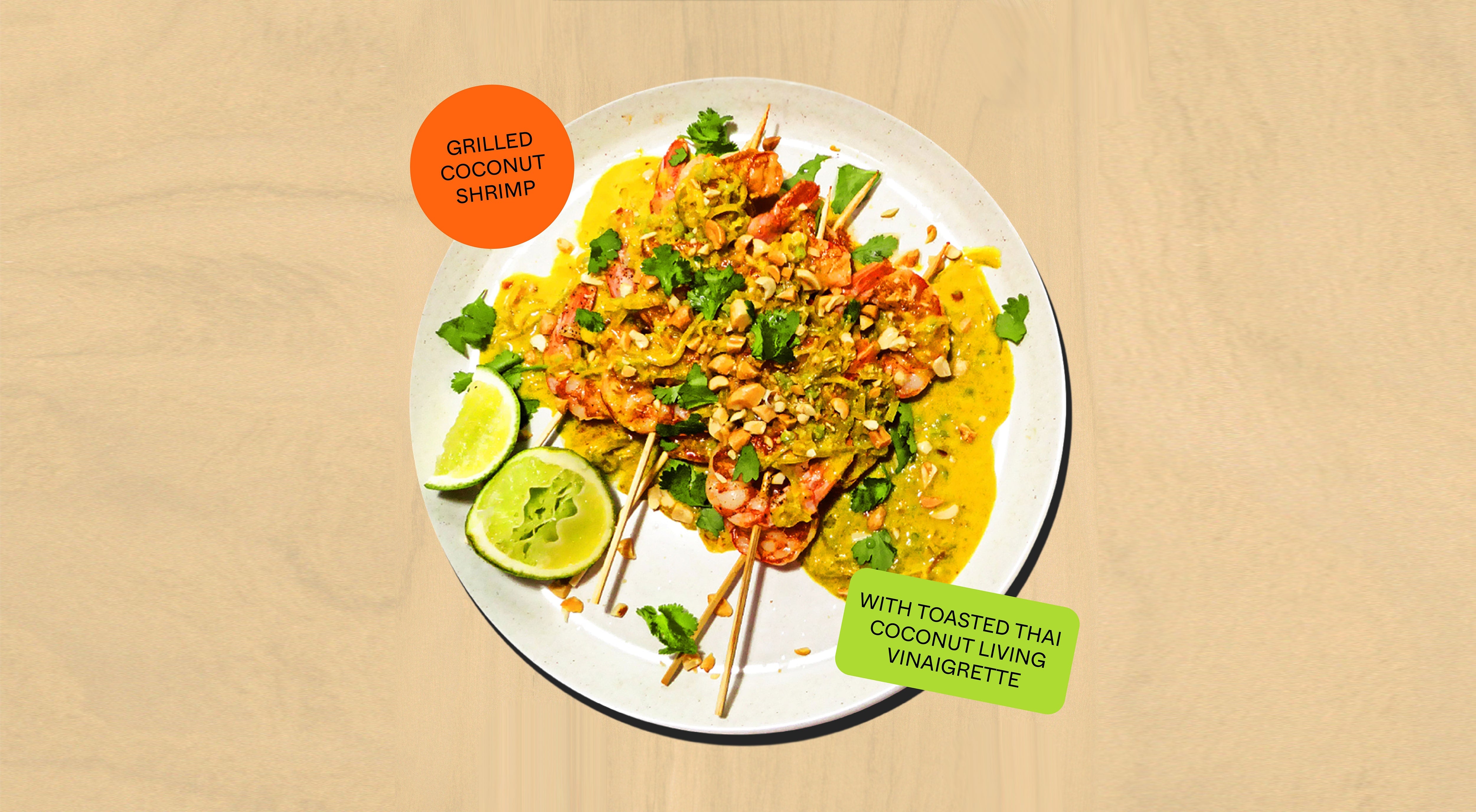 Grilled Coconut Shrimp Proxies