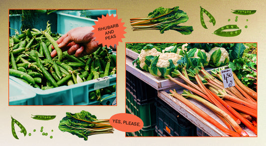 Rhubarb and Peas? Yes, Please.