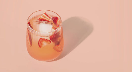 Strawberry Rosé Vinegar Gin Fizz